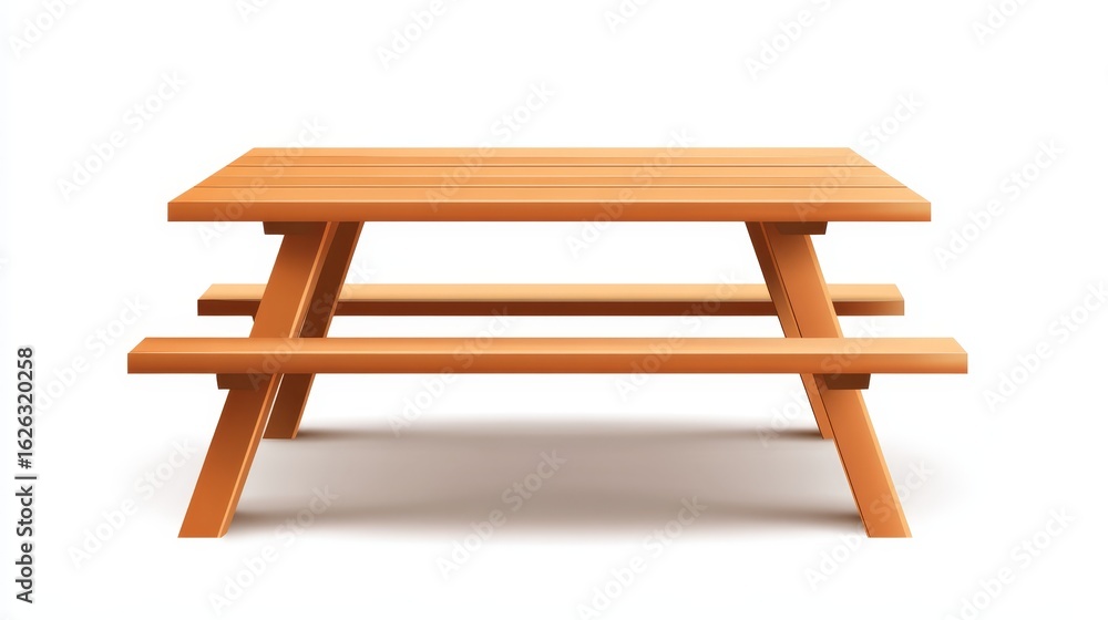 Aufkleber empty wooden table top isolated on white background versatile template for displays and design mocku