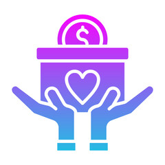 Fototapeta premium Charity Icon