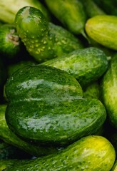 Fresh vegetables at small local urban market. Organic produce on sale at outdoor farmer market. Selling fresh crops and veggies harvest. European urban setting. Close up. Part of the series