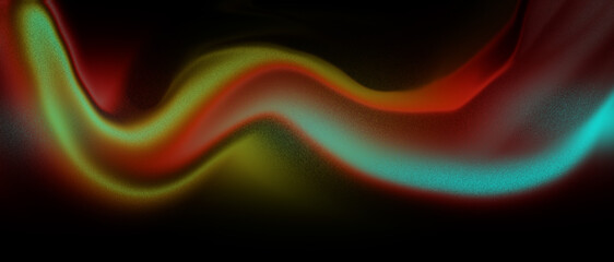 Vibrant abstract gradient design with dynamic flow creates a modern and elegant background texture