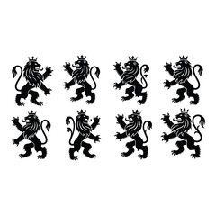Royal Lion Emblem Set