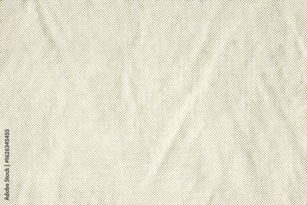 Poster halftone dot pattern on cream background with subtle texture overlay