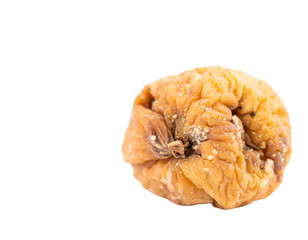 Rotten Fig Isolated on White Background