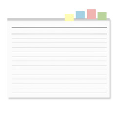 付箋付きノートテロップボード