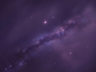 Deep Space Star field Background with Purple Glow
