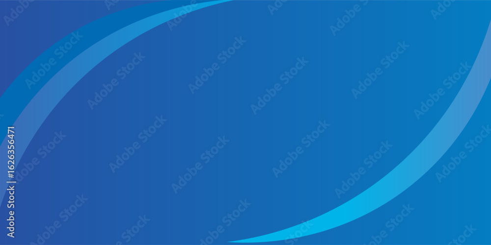 Poster abstract blue background with smooth gradient and curved lines. the background features a vibrant bl