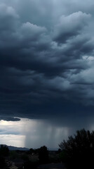 Obraz premium Dramatic sky opening