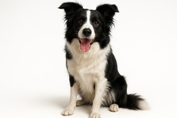 Fototapeta premium Powerful male lion with a magnificent mane roaring loudly into a megaphone, symbolizing a strong voice and leadership on a yellow background.