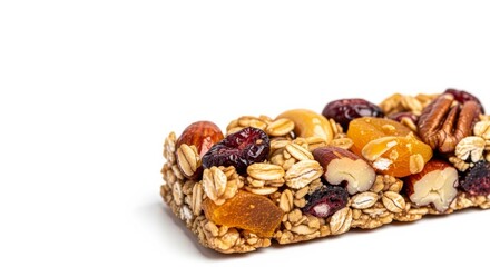 Fuel Your Day: Natural Granola Breakfast Bars Packed with Oats and Muesli for a Healthy Snack on Your Diet