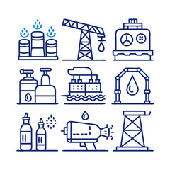 industrial factory icons