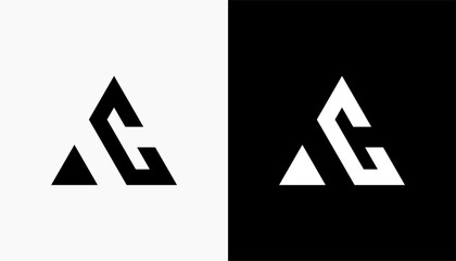 letter AC Logo. Creative modern letter AC logo design vector