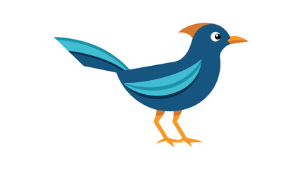 Rail bird in walking pose through marsh vegetation perfect for wetlands and secretive bird visuals Vector illustration.