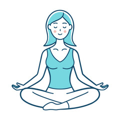 girl in yoga pose