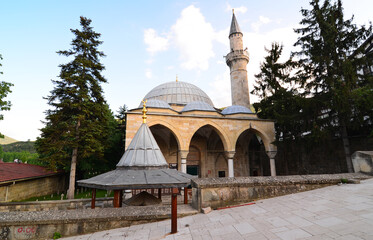 Yunus Pasha Mosque, located in Tarakli, Sakarya, Turkey, was built in the 16th century.