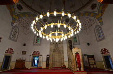 Yunus Pasha Mosque, located in Tarakli, Sakarya, Turkey, was built in the 16th century.
