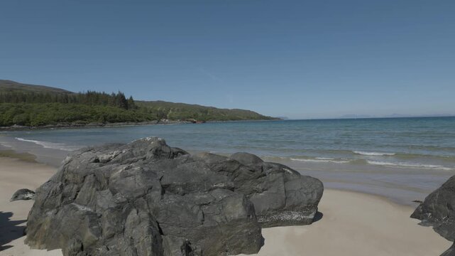 Singing Sands beach, ardnamurchan peninsula, scotland