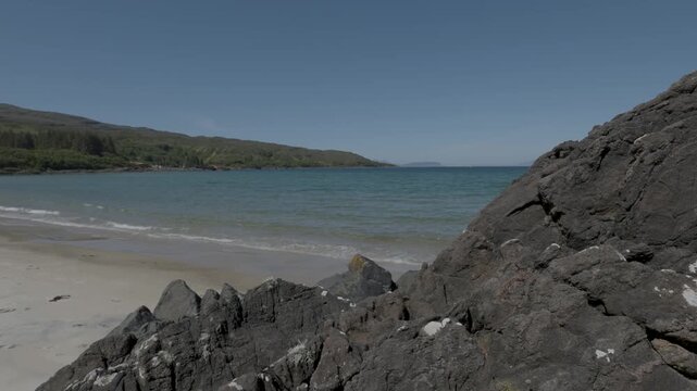 Singing Sands beach, ardnamurchan peninsula, scotland