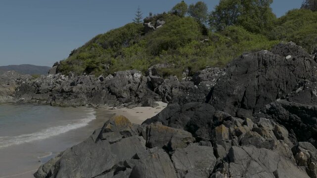 Singing Sands beach, ardnamurchan peninsula, scotland