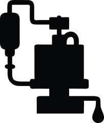 anesthetic machine silhouette