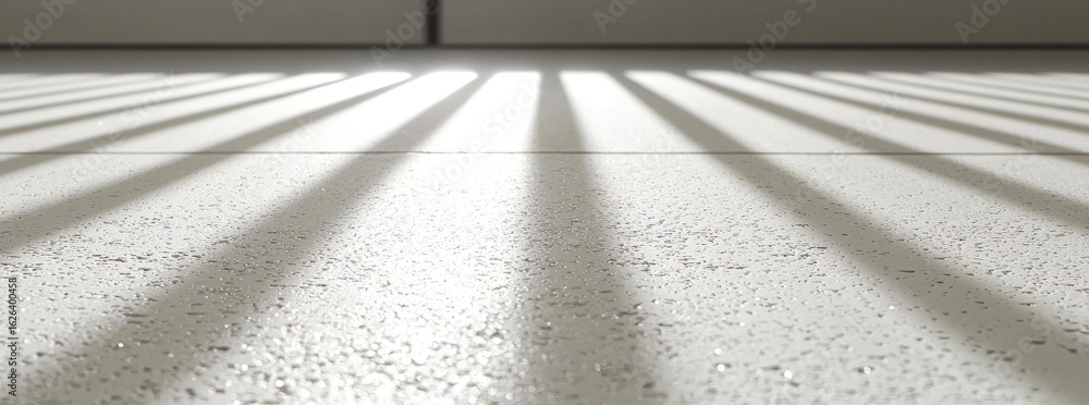Poster abstract geometric composition of light and shadow on textured surface with bright sunlight creating