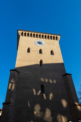 Isartor, gate of the medieval city wall of Munich, Germany