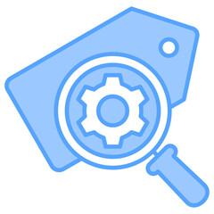 Meta Tags Blue Icon