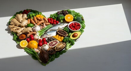 Heart-Healthy Whole Foods Arrangement