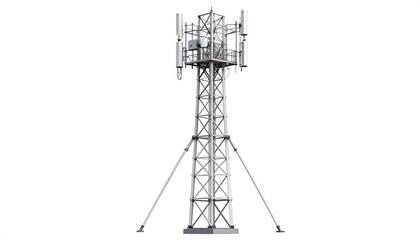 Metal telecommunication tower