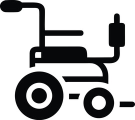 electric wheelchair silhouette