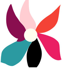 vector illustration of a flower