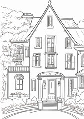 Obraz premium sketch of house