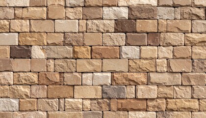 A wall of textured stone blocks