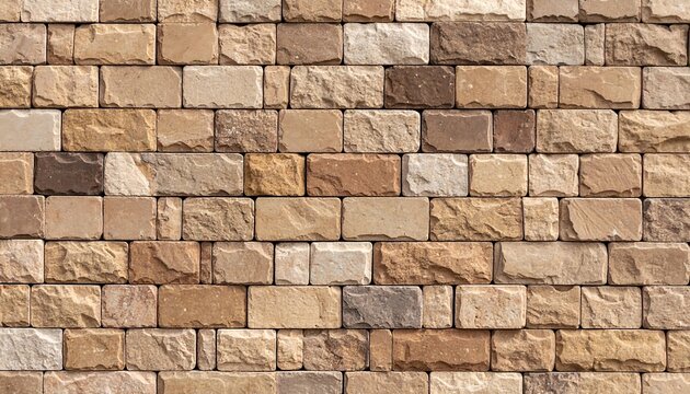 A wall of textured stone blocks - Powered by Adobe
