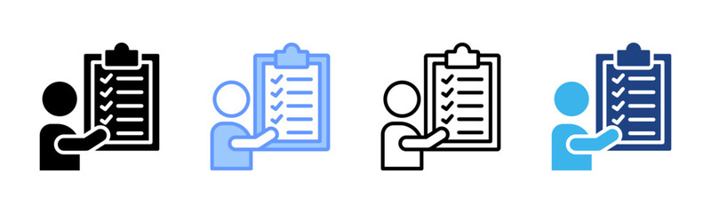 Client Onboarding icon sheet multiple style collection
