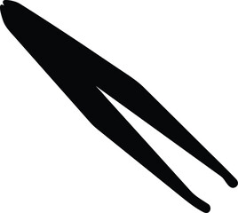lash tweezers silhouette
