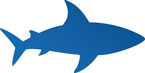 modern shark silhouette