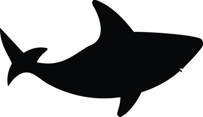modern shark silhouette