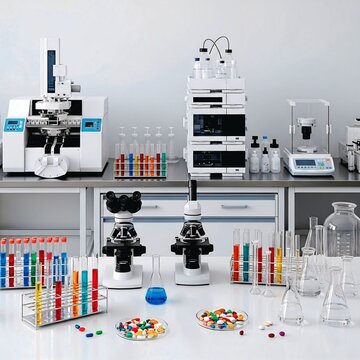 Sterile Medicine Production Laboratory Without People