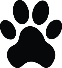 pet paw silhouette