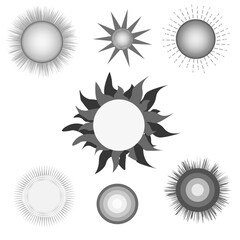 Fototapeta premium set of vector icons for design