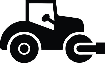 road roller silhouette