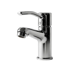 Chrome single-handle faucet