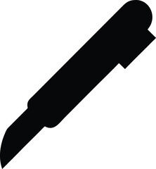 stationery knife silhouette