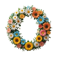 Obraz premium wreath of flowers