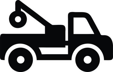 tow truck silhouette