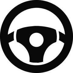 truck steering wheel silhouette
