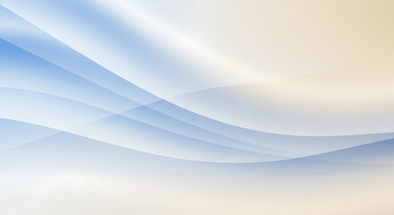 Fototapeta premium Abstract Serene Background with Flowing Curves and Soft Colors
