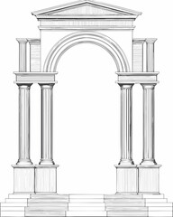 ancient greek columns