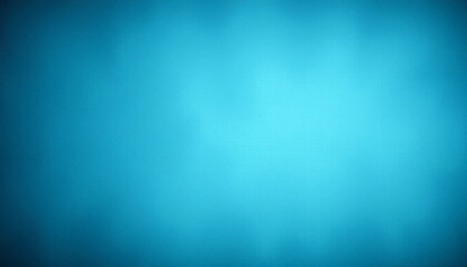 Fototapeta premium Abstract Turquoise Blue Background: An ethereal abstract design featuring a captivating turquoise blue backdrop with a subtle vignette, the image exudes calmness and serenity.