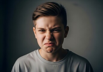 Naklejka premium Teenage angst, a generation's struggle, expressing dissent, individual emotions, navigating the